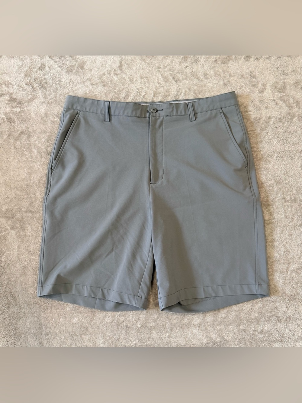 FootJoy Mens Size 38 Gray Performance Golf‎ Shorts Stretch Flat Front FJ Logo